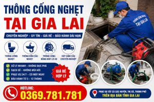 thông cống nghẹt tại gia lai