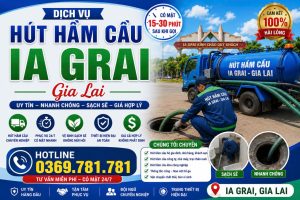 hút hầm cầu tại Ia Grai Gia Lai