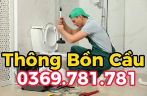 thông bồn cầu Kông Chro